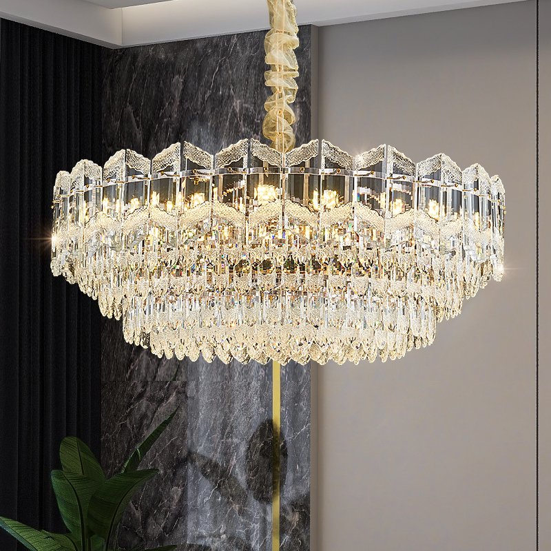Modern Bedroom Lamp Hotel Lighting Luxury Lustres Crystal Chandelier Lights for Home Villa Room Decoration