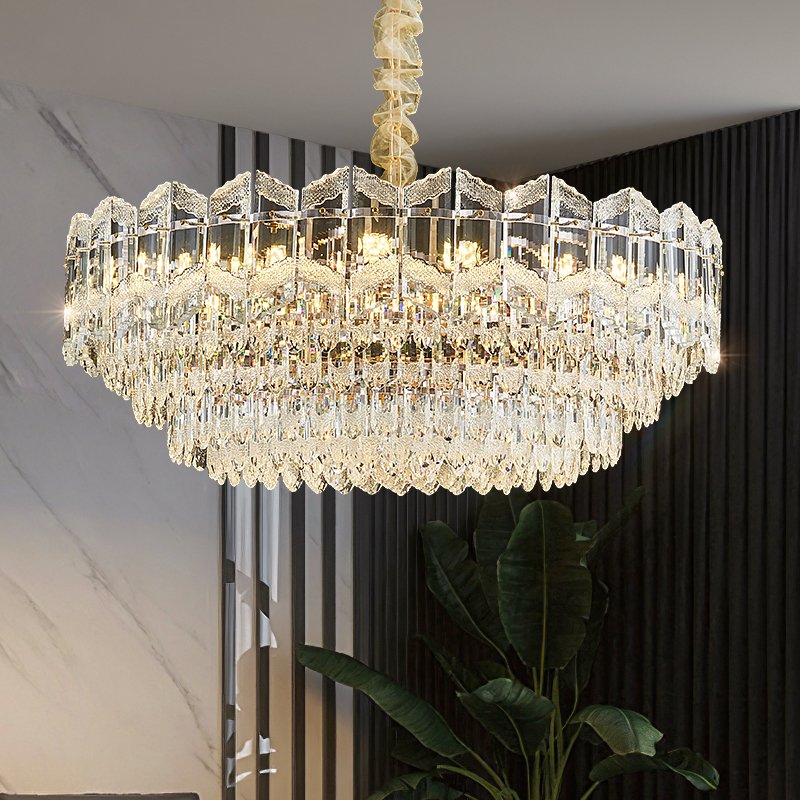 Modern Bedroom Lamp Hotel Lighting Luxury Lustres Crystal Chandelier Lights for Home Villa Room Decoration