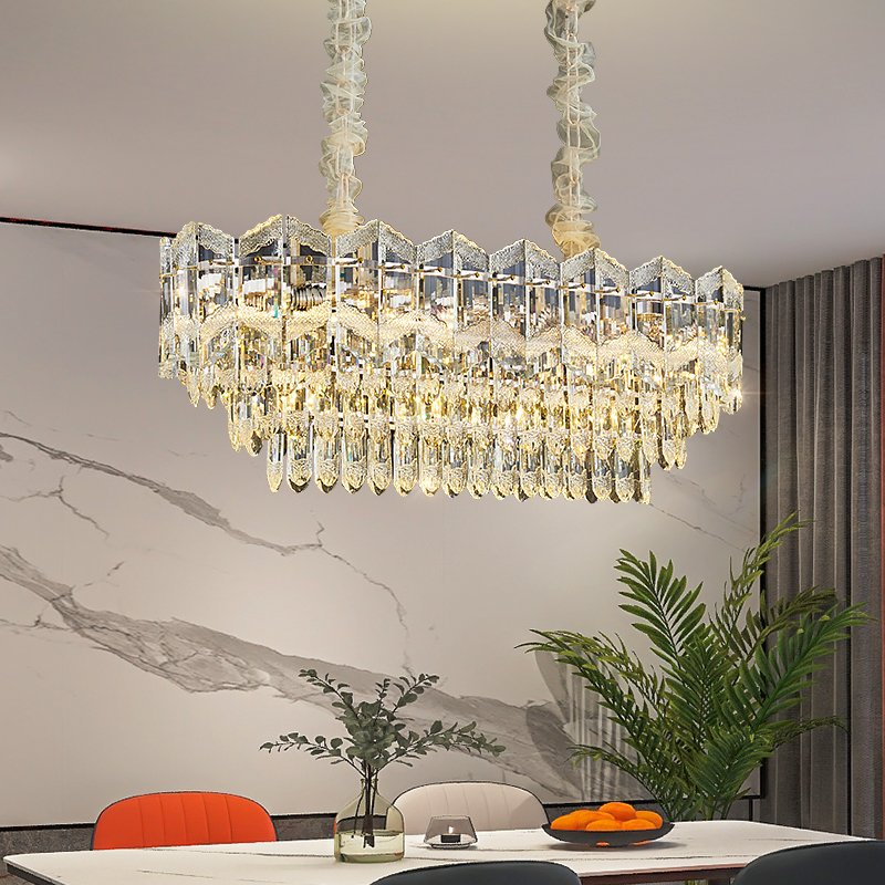 Modern Bedroom Lamp Hotel Lighting Luxury Lustres Crystal Chandelier Lights for Home Villa Room Decoration