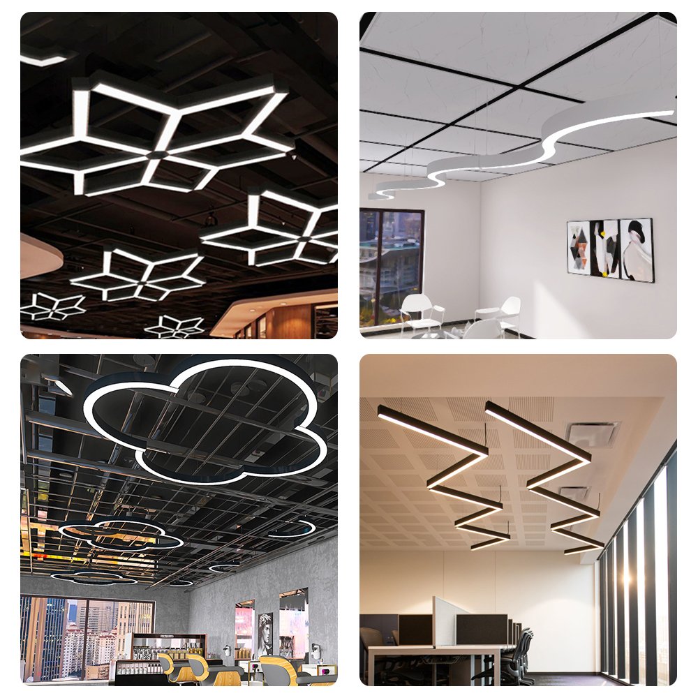 Brandon Ceiling Linear Light 36W Pendant Linear Lighting Aluminium Profile Ceiling Linear Light for Decoration