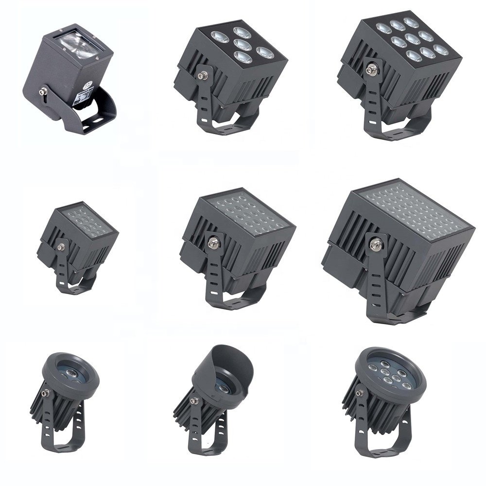 Dmx512 Rgb Led Flood 18w Outdoor Reflector IP66 Stadium Modular Led Flood Light Projector Lighting Spotlight Wall Flood Lights
