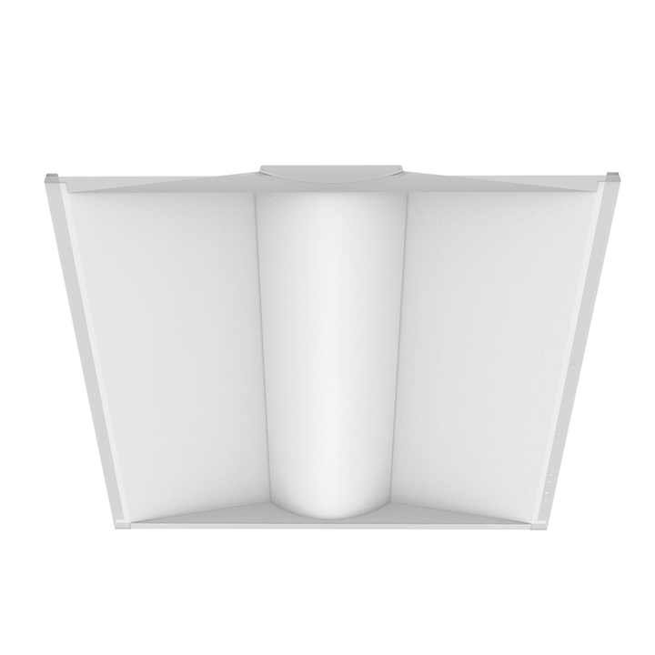 Troffer Panel Mount Light Fixture Surface 2x4 Basket Lighting 2x2 Flat Center Ceiling Troffer with US Warehouse ETL DLC UL