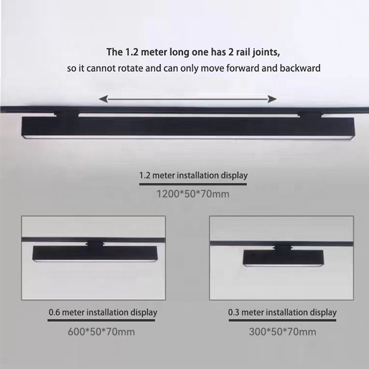 Led Strip Track Light Linear Aluminum Grille High Bay Outdoor Spot Led Magnetic Floor Linear Light 50W
