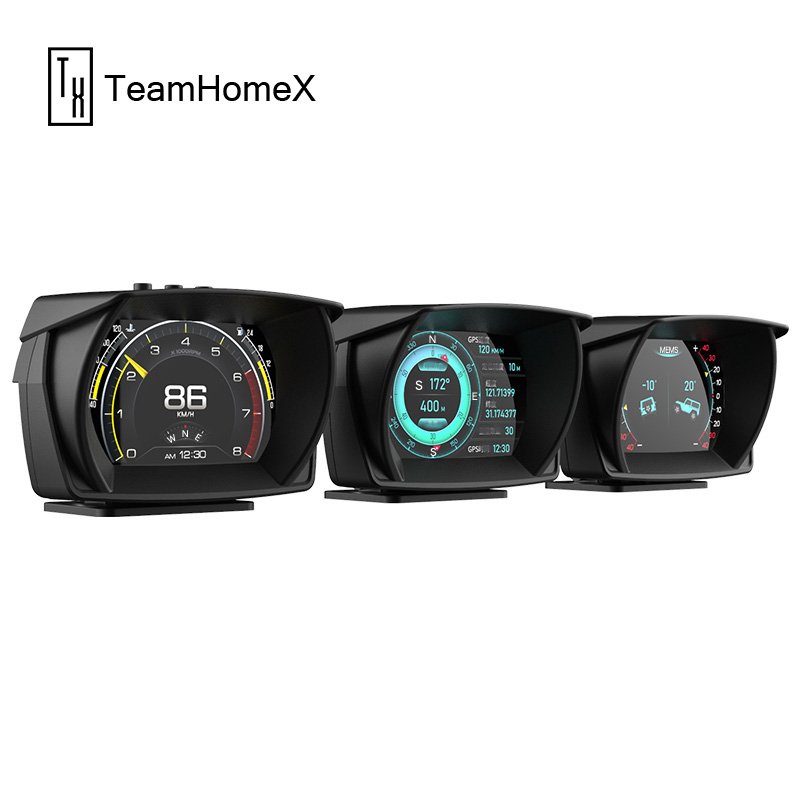 Electric Car Speed Gauge Meter Screen Heads up Digital Display Car Accessories Auto Hud Display LCD Car Speedometer Gps Hud