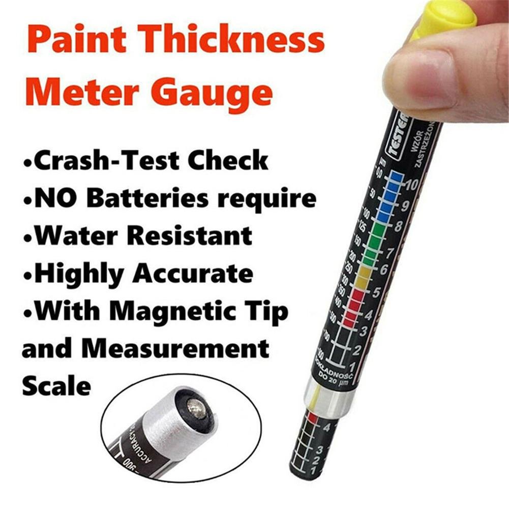 2022Auto Lak Test BIT 3003 Car Paint Thickness Tester Meter Gauge Crash Check Test Paint Tester With Magnetic Tip Scale Indicate
