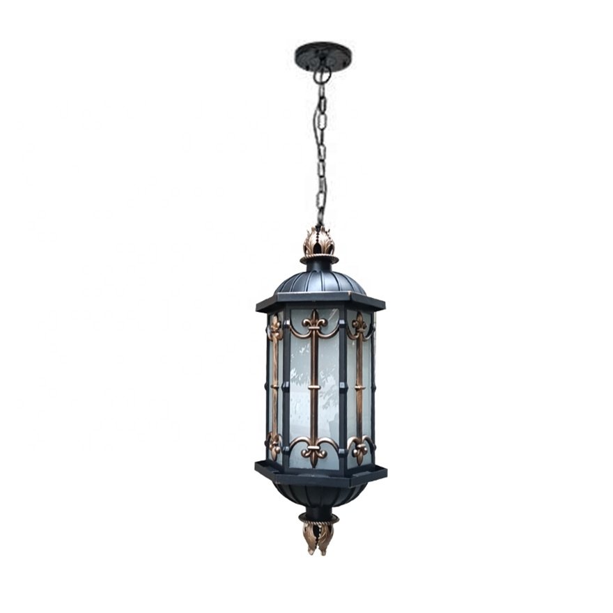 New European-style Outdoor Lighting Wall Mounting Die Cast Aluminum Material Antique Retro Waterproof Hot Garden Courtyard Lamp
