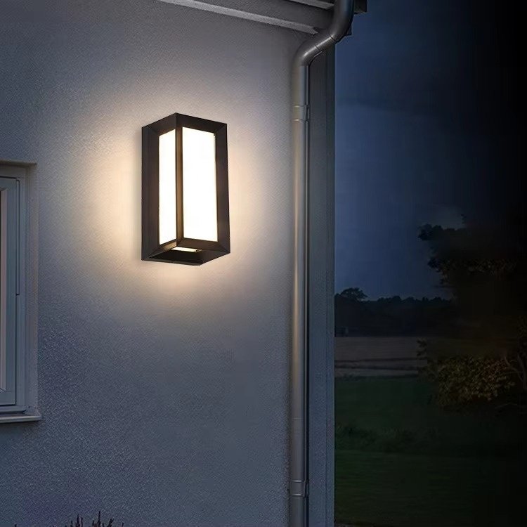 Modern Garden Balcony Gate Fence Lighting Fixture 9W Modern Hotel Background Waterproof LED Wall Light