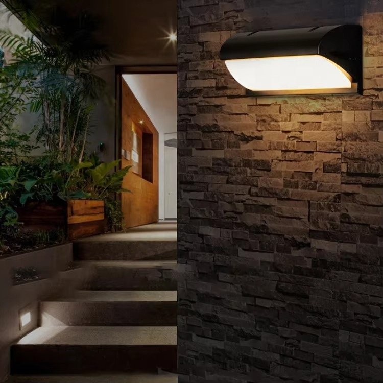 Modern Garden Balcony Gate Fence Lighting Fixture 9W Modern Hotel Background Waterproof LED Wall Light