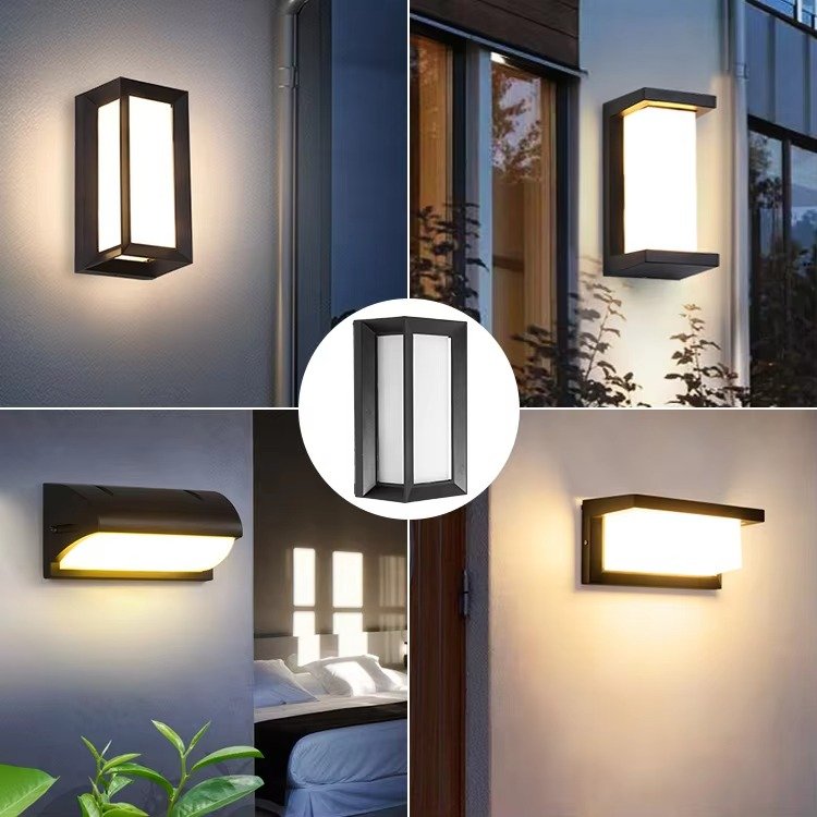 Modern Garden Balcony Gate Fence Lighting Fixture 9W Modern Hotel Background Waterproof LED Wall Light