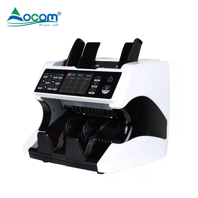 OCBC-920 OCOM Auto Currency Identification Mix Value Counting Dual CIS Currency Value Counter