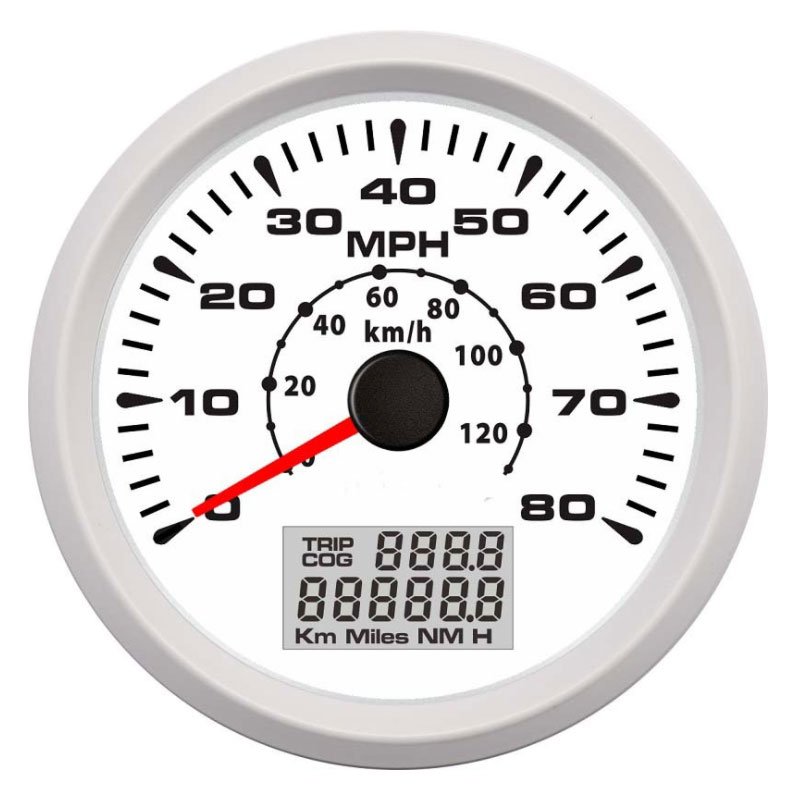 80mph Classical GPS Speedometer Odometer for Car Boat Truck Auto Meter Analog Gauge