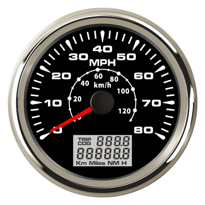 80mph Classical GPS Speedometer Odometer for Car Boat Truck Auto Meter Analog Gauge