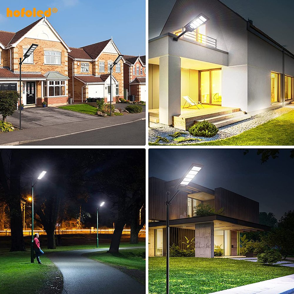 Hofoled Competitive Price Solar Powered Garden Lamp 50w 100w 150w 200w 250w 300w Led Street Outdoor Solar Lights