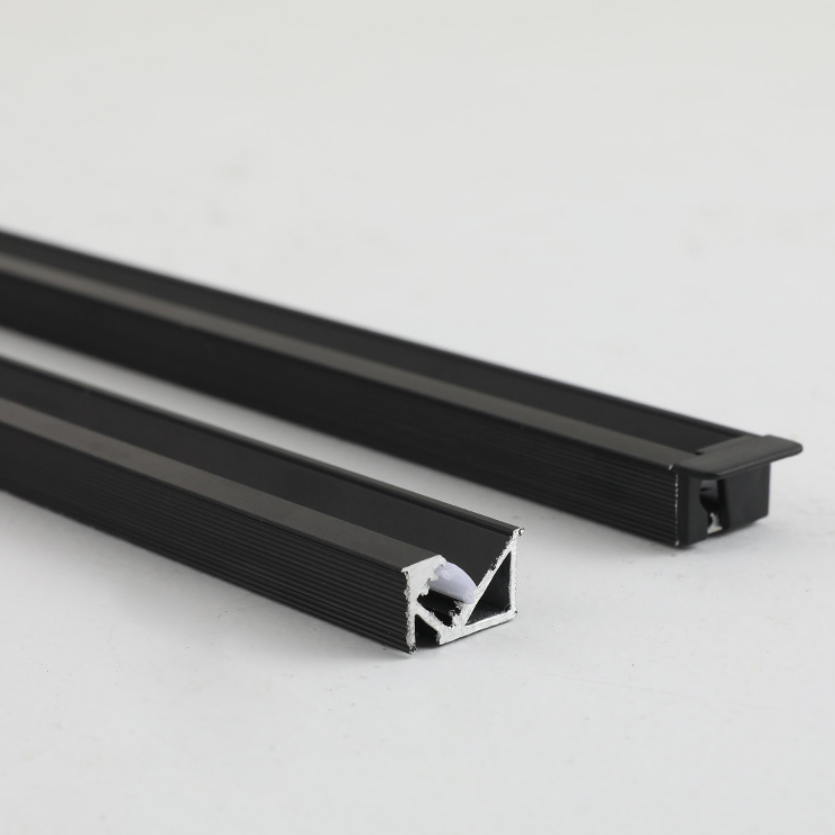 45 Angle Undear Closet Led Cabinet Light Recessed LED Polarized Linear Light Aluminum Furniture Supermarket Cabinet LED Light