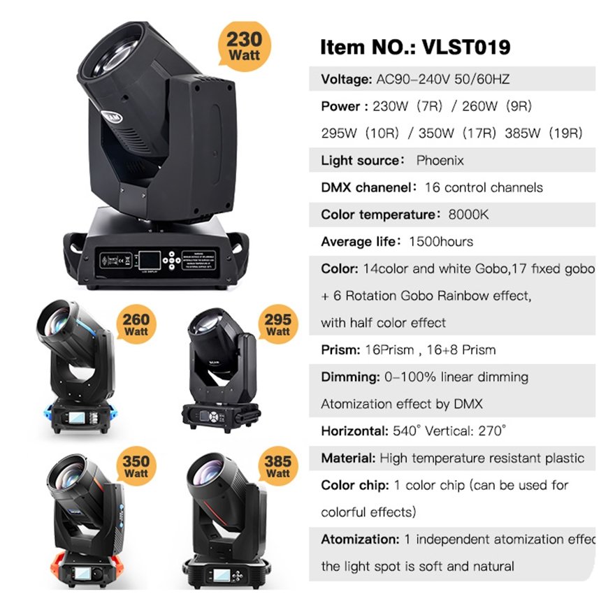 2024 Liangte Factory Direct LP44 Outdoor Disco Event Lighting Black Light Beam Projector with 230W Power DMX512 Control for Bar