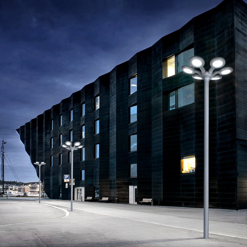 Factory LED Street Lights Outdoor Urban Lighting Renewable Energy Garden Outdoor LED Villa Street Lights