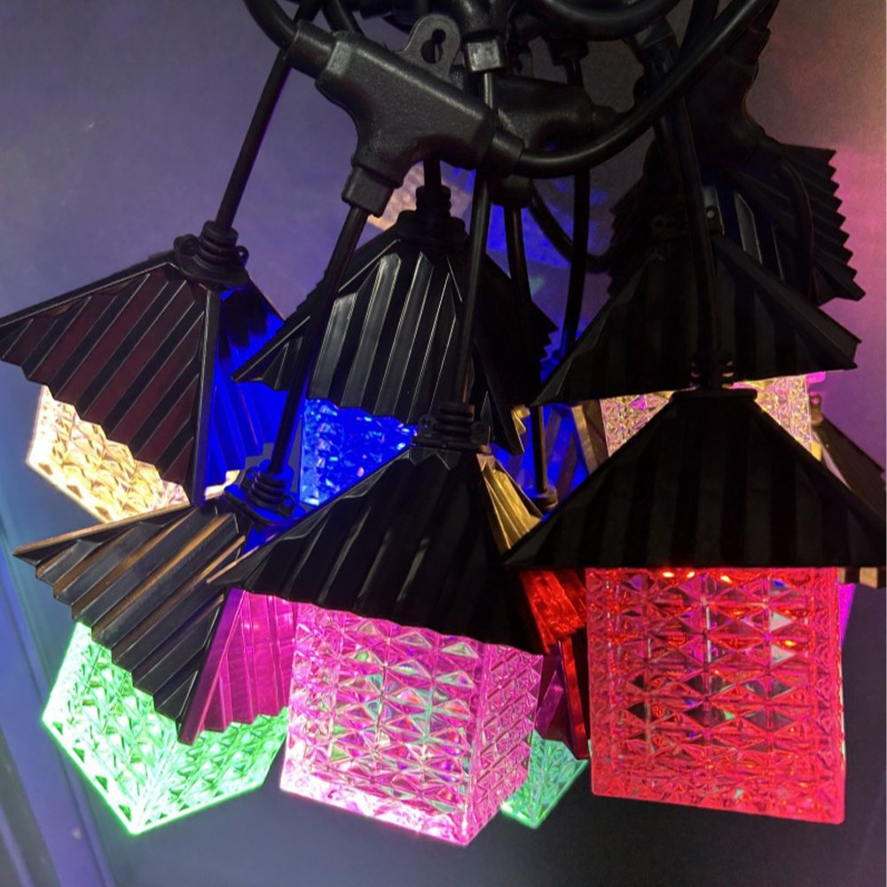 Indoor LED Decorative Lights String Small House Outdoor Camping Tent Courtyard Colorful Decorative Festive Atmosphere Lights
