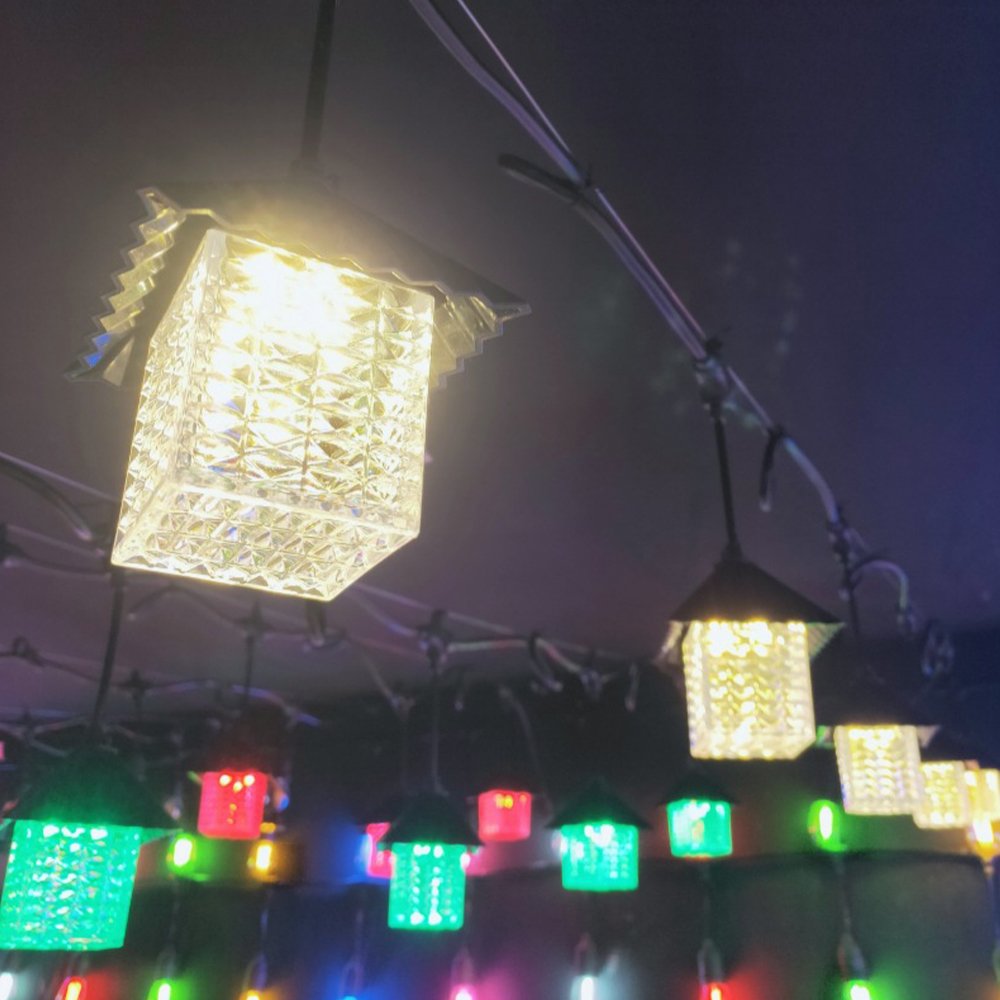 Indoor LED Decorative Lights String Small House Outdoor Camping Tent Courtyard Colorful Decorative Festive Atmosphere Lights