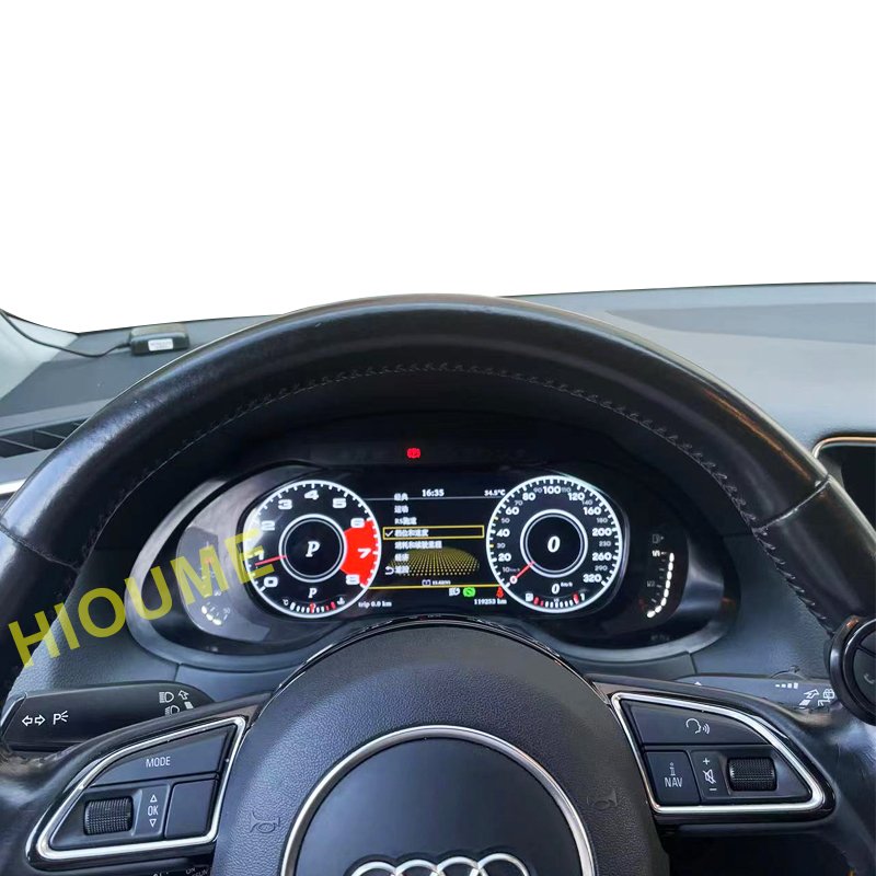 Linux LCD Digital Dashboard for Audi Q5 Q5L A4 B8 A4L A5 2010-2018 Virtual Panel Instrument Cluster Cockpit Speedometer Gauge