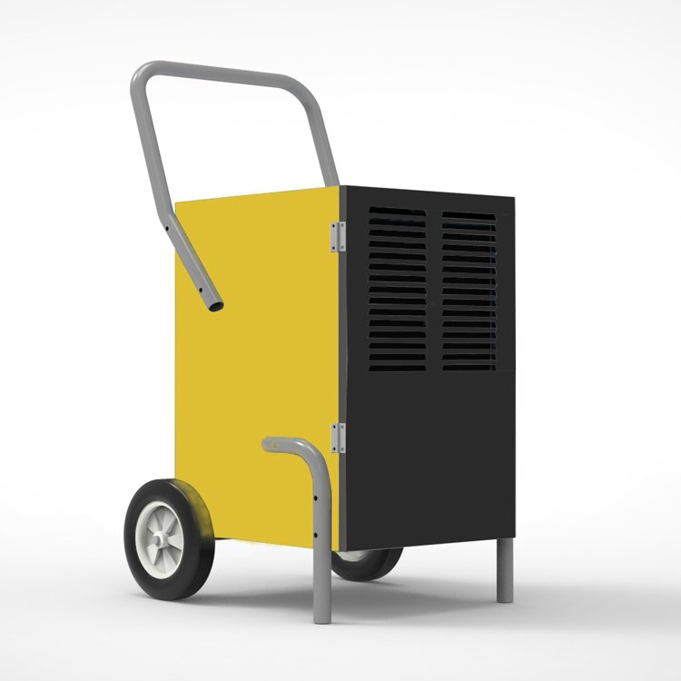 50L Commercial Dehumidifier with Handle Portable Dehumidifier for Water Damage Restoration