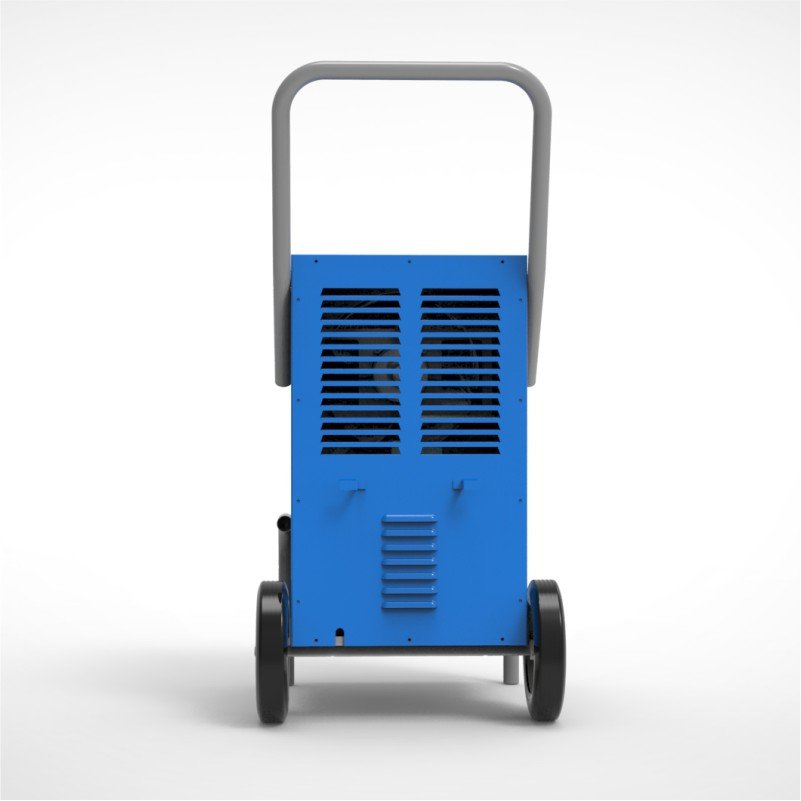 50L Commercial Dehumidifier with Handle Portable Dehumidifier for Water Damage Restoration