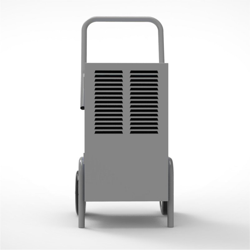 50L Commercial Dehumidifier with Handle Portable Dehumidifier for Water Damage Restoration