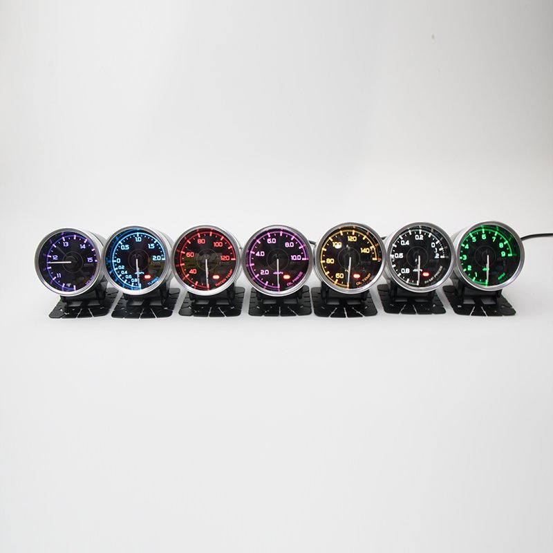 Car Gauge Meter Auto Gauge for Car Brake Boost Multi Function Gauges Oil Pressure Icd Fuel Level Meter