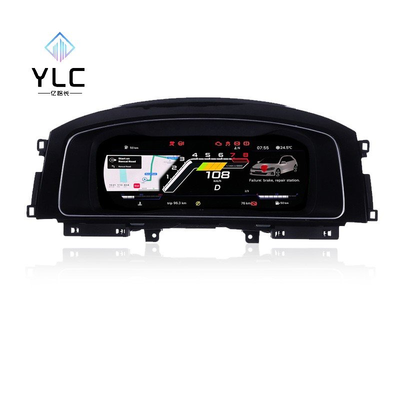 YLC LCD Auto Meter Display Virtual Cockpit Instrument Digital Cluster for VW Golf 6 Dashboard