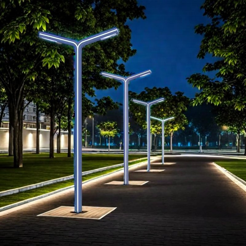 Factory Direct Sales of the Latest Aluminum Profile Double Head Waterproof Garden Light, Modern Landscape Light, Outdoor