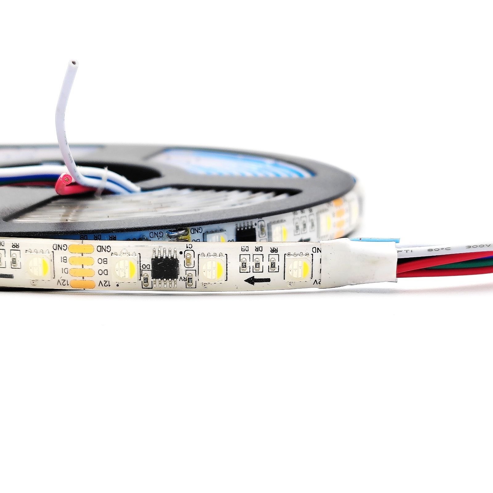 RGBW 16704IC 60LEDS 12V Led Light Strip Full Color Rgb Addressable Smart Led RGBW Strip Lights for Party