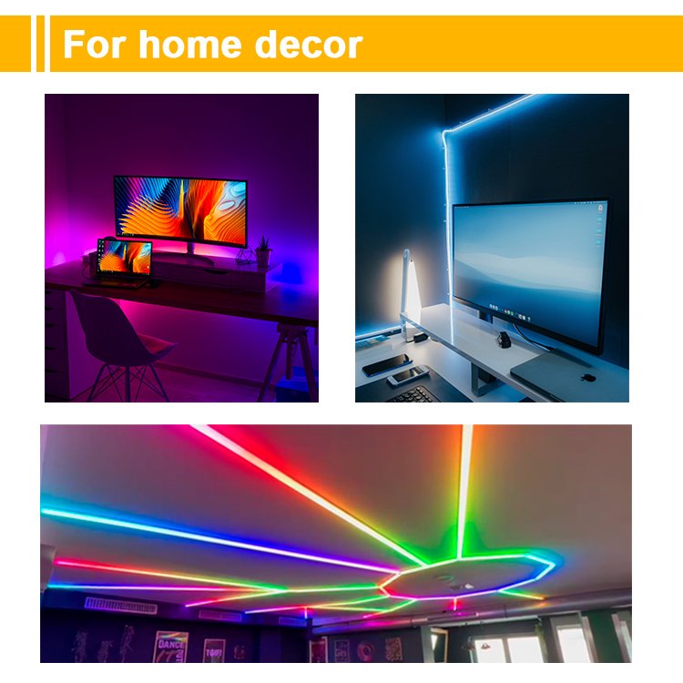 RGBW 16704IC 60LEDS 12V Led Light Strip Full Color Rgb Addressable Smart Led RGBW Strip Lights for Party