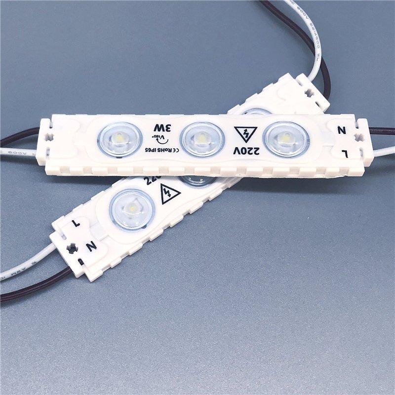 LED Module AC 110V White 6500K Light SMD 2835 3watt LED Module with Lens for Letter Sign Advertising Billboard Signs