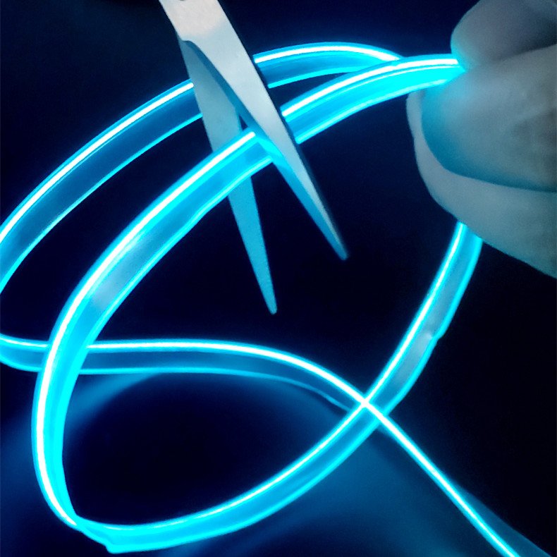 5 Meter Car Styling Cold Light Ambience Lamp Line Car Lights Waterproof 5m Neon Light 12v Flexible El Wire for Car