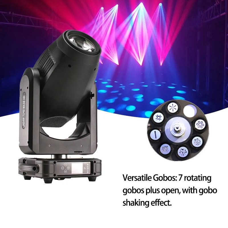 Grace 380W Beam Spot Wash 3in1 Hybrid Performances Moving Head Stage Light With CMY