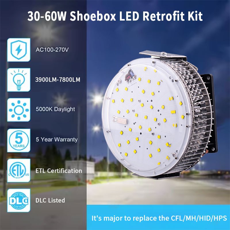 BBIER ETL ROHS Listed High/Low Bay Lighting Manufacturer Road Area Street Light With Photocell Led Retrofit Kits Solar Panel