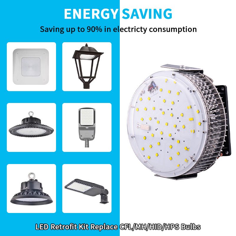 BBIER ETL ROHS Listed High/Low Bay Lighting Manufacturer Road Area Street Light With Photocell Led Retrofit Kits Solar Panel