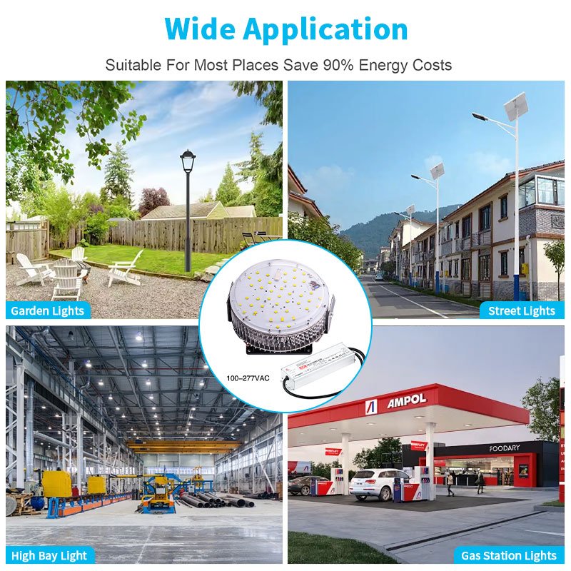 BBIER ETL ROHS Listed High/Low Bay Lighting Manufacturer Road Area Street Light With Photocell Led Retrofit Kits Solar Panel