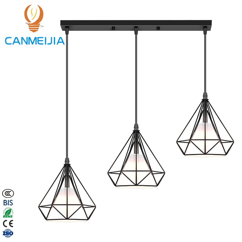 Decorative Chandeliers & Pendant Lights Iron Art Metal Nordic Vintage Hanging Pendant Lamp Led Pendant Lights