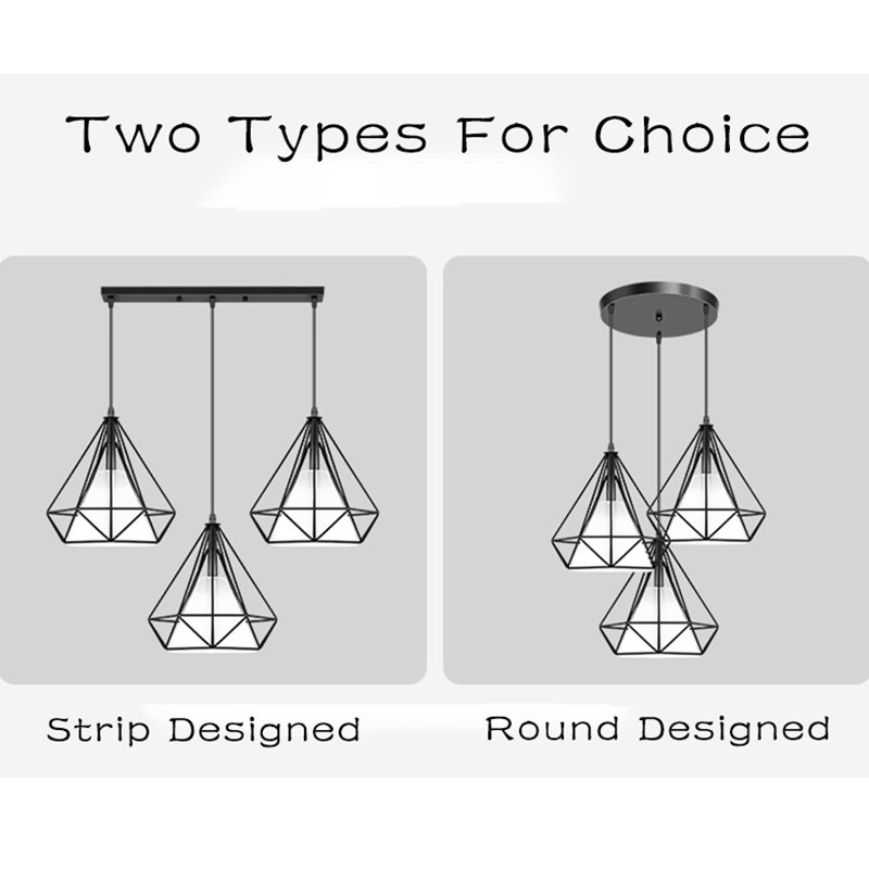 Decorative Chandeliers & Pendant Lights Iron Art Metal Nordic Vintage Hanging Pendant Lamp Led Pendant Lights