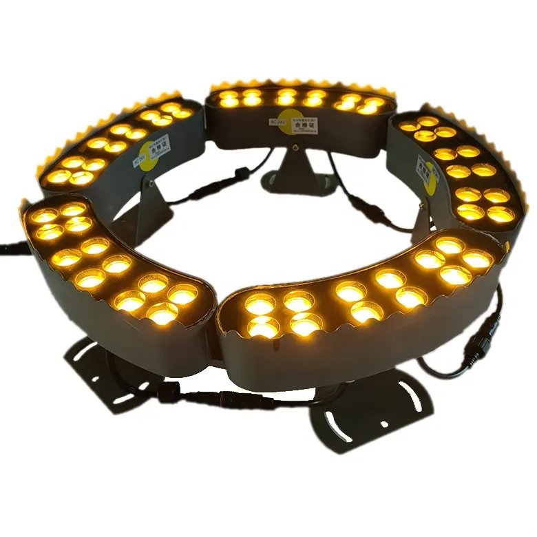 Dmx512 12W 18W 48w RgbAPP Control Color Led Tree Lights Ip65 Waterproof Led Spotlights Garden Landscape Lights Ring Tree Lights
