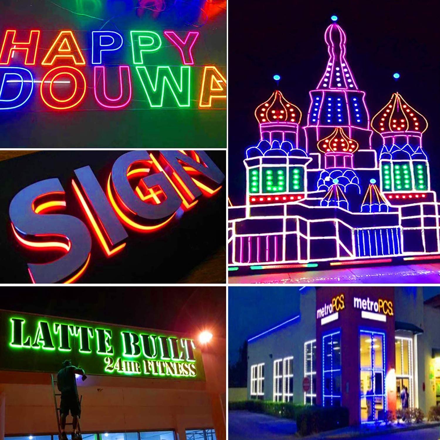 LED Window Lights LED Module Lamp Waterproof Storefront Lamp Business Decorative Lights 12V LED Lights