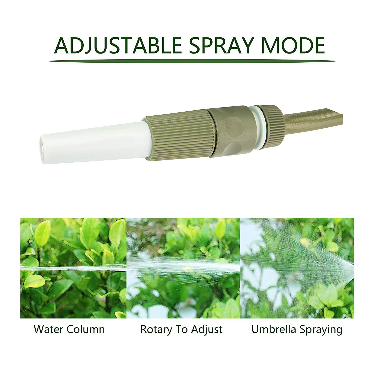 15M 1/2" HoseAutomatic Retractable Garden Wall Mounted Water Hose Pipe Reel Set