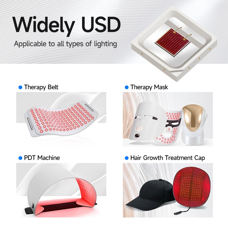 HY New Launch RED Color SMD IR LED 605mm 620nm 660nm 665nm Infrared Therapy Led Red Light Therapy Medical Device 42mil