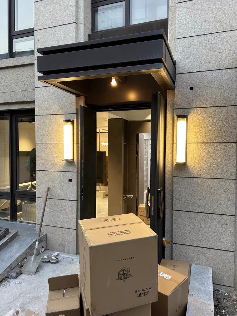 Source Factory Outdoor Waterproof Wall Lamp Modern and Simple Courtyard Strip LED Wall Light for Home Outdoor