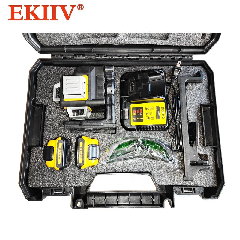 Self Leveling Cross Line Laser Level with Horizontal Vertical 2 Line Laser Tool 360 for Wall Picture Hanging Waterproof Outdoor