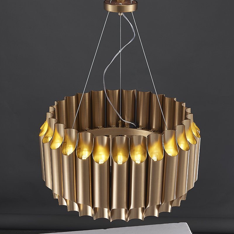 Modern Design American Chandler Ceiling Light Chandelier for High Ceiling Hotel Staircase Commercial Lighting Pendant Light