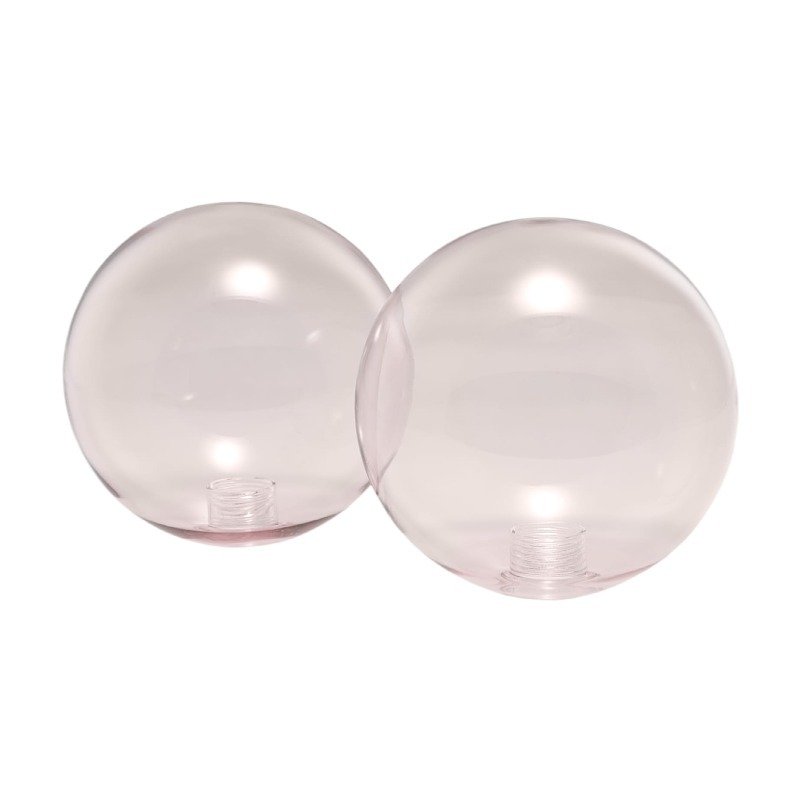 Custom Made G9 Clear Frosted Milk White Screw Glass Globe Light Bulb Cover Lamp Shade with Internal Thread