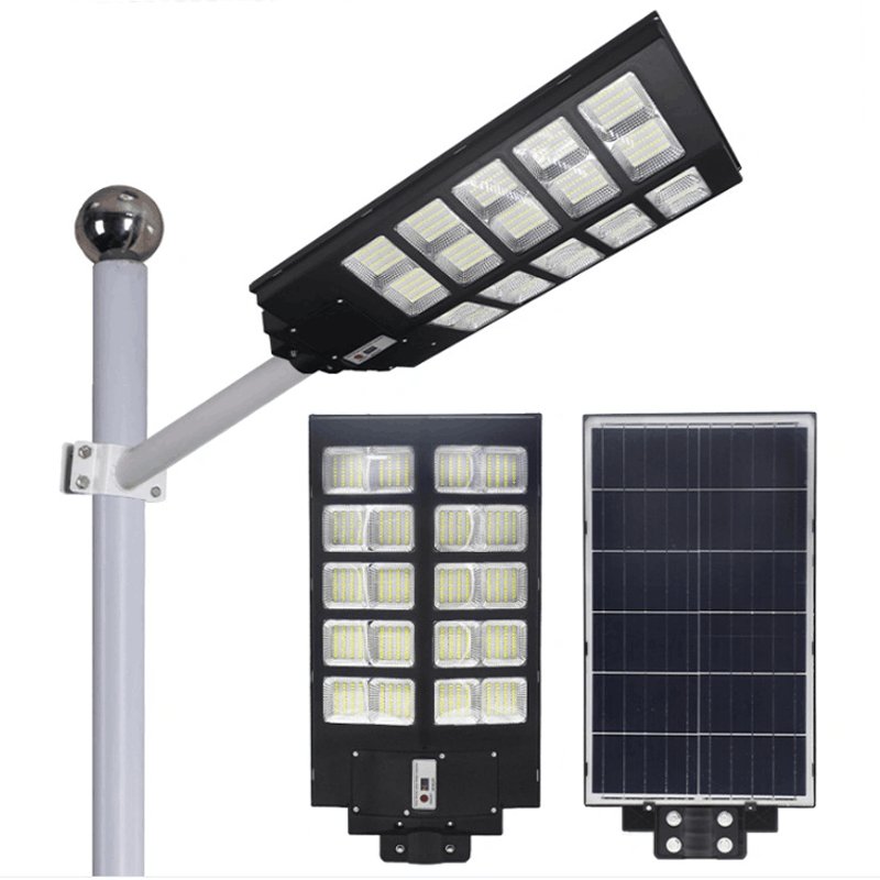 High Brightness ABS Solar Street Light With Remote Control Outdoor IP65 Waterproof 400W 600W 800W 1000W Led Solar Street Light