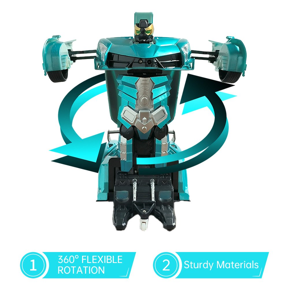 AiJH 1:12 Scale 2 in 1 Deformation 2.4GHZ Rc Cars 360 Degree Robot Car Rc Auto Demo Remote Control Car