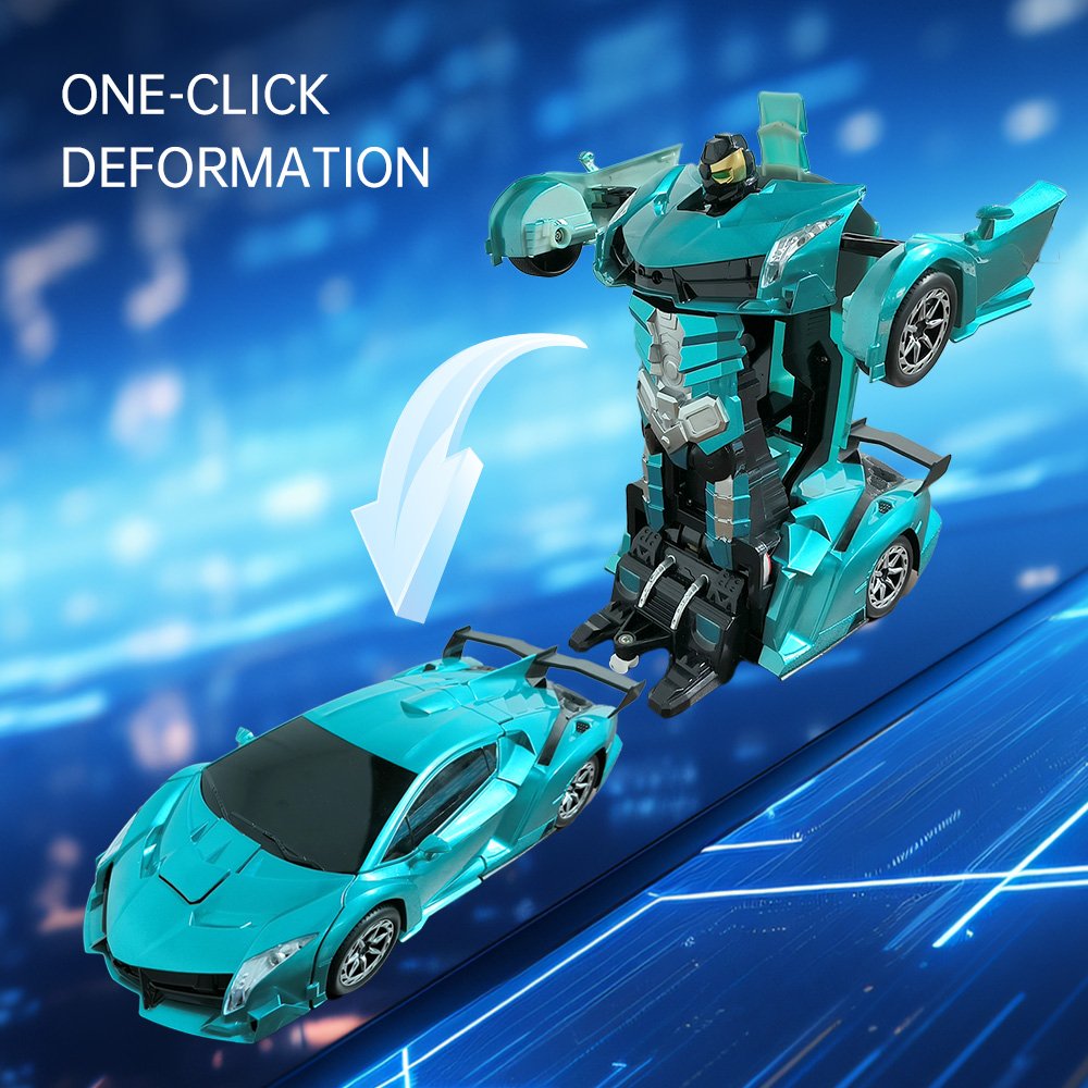 AiJH 1:12 Scale 2 in 1 Deformation 2.4GHZ Rc Cars 360 Degree Robot Car Rc Auto Demo Remote Control Car